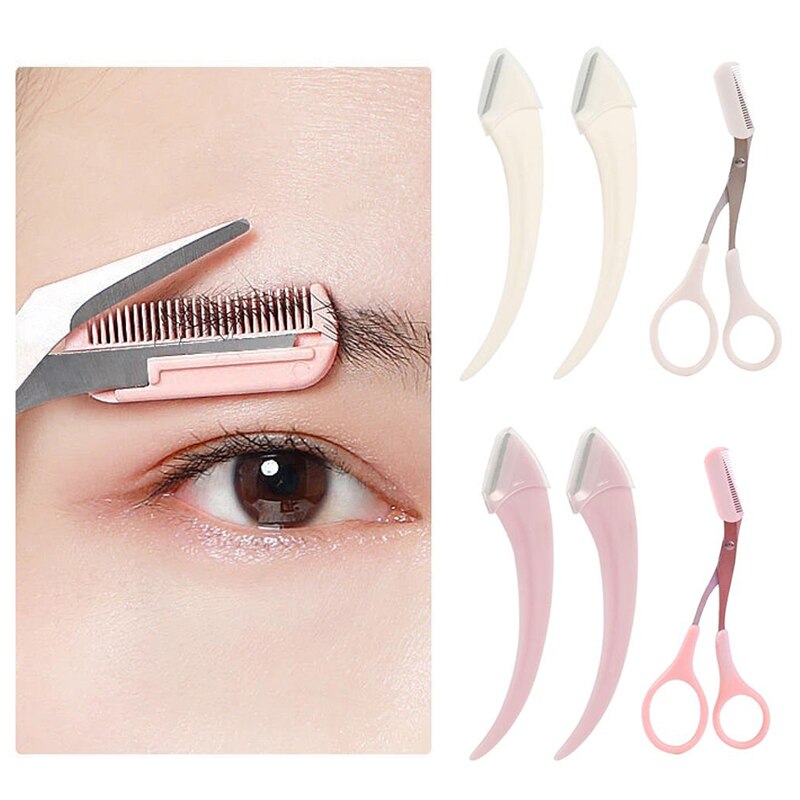 💎Buy 2 ,Get 1 FREE 💎Eyebrow Trimmer Set🌙Eyebrow Scissors With Comb