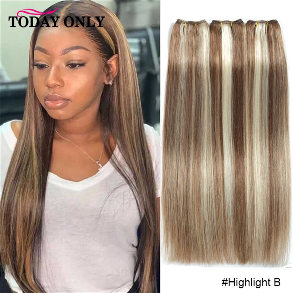 Transform Your Look with 32-inch Piano Color Ombre Hair Bundles: Highlighting and Frosted Hair Coloring for Stunning Results