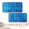 Nail Stamper Scraper Set (126 Styles)
