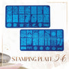 Nail Stamper Scraper Set (126 Styles)