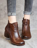 Retro Elegant Comfortable Chunky Boots | Gift Shoes