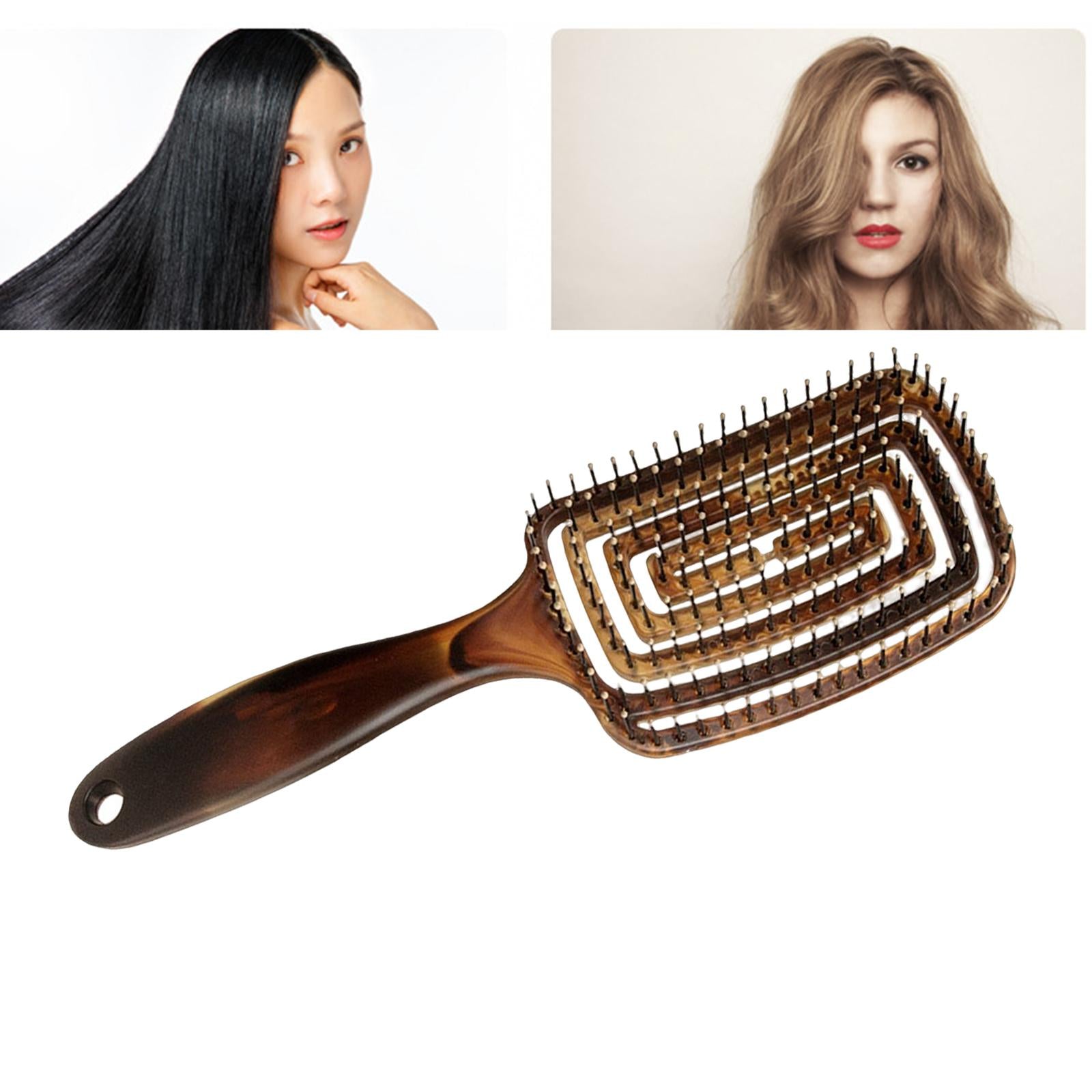 A versatile high-style brush for long hair