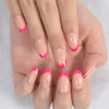 Radiant Reusable Medium Oval False Nails in Glossy Light Purple - Elevate Your Manicure Game