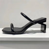 Load image into Gallery viewer, Harriet Solid Open Toe Sandal