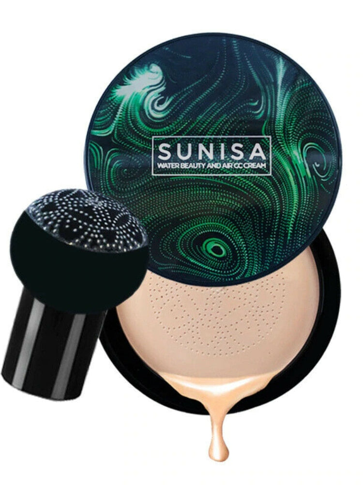 Sunisa Paddestoel Hoofd Kussen Bb Cc Crème Hydraterende Whitening Concealer Base Waterdichte Gezicht Cosmetica Ademend Foundati
