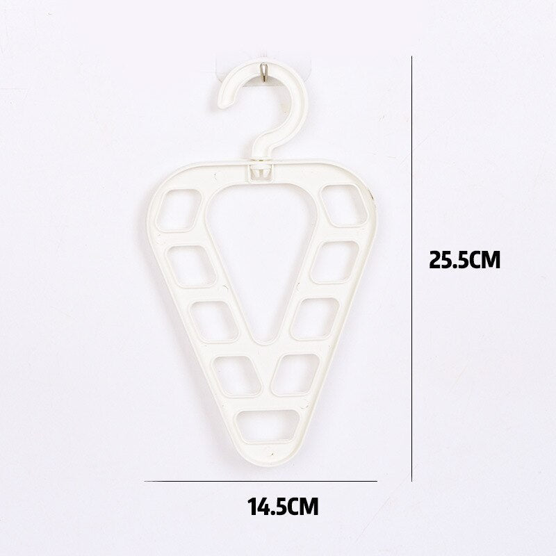 Multi-Use Plastic Hangers for Clothes Drying and Storage