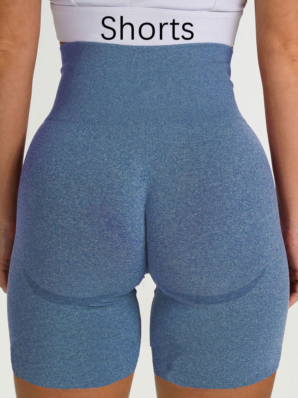 Seamless Leggings: High-Waisted Sport Shorts for Women, Fitness Tights, Trendy Gym Pants