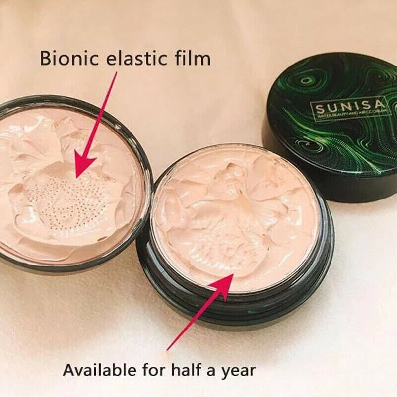 Sunisa Paddestoel Hoofd Kussen Bb Cc Crème Hydraterende Whitening Concealer Base Waterdichte Gezicht Cosmetica Ademend Foundati