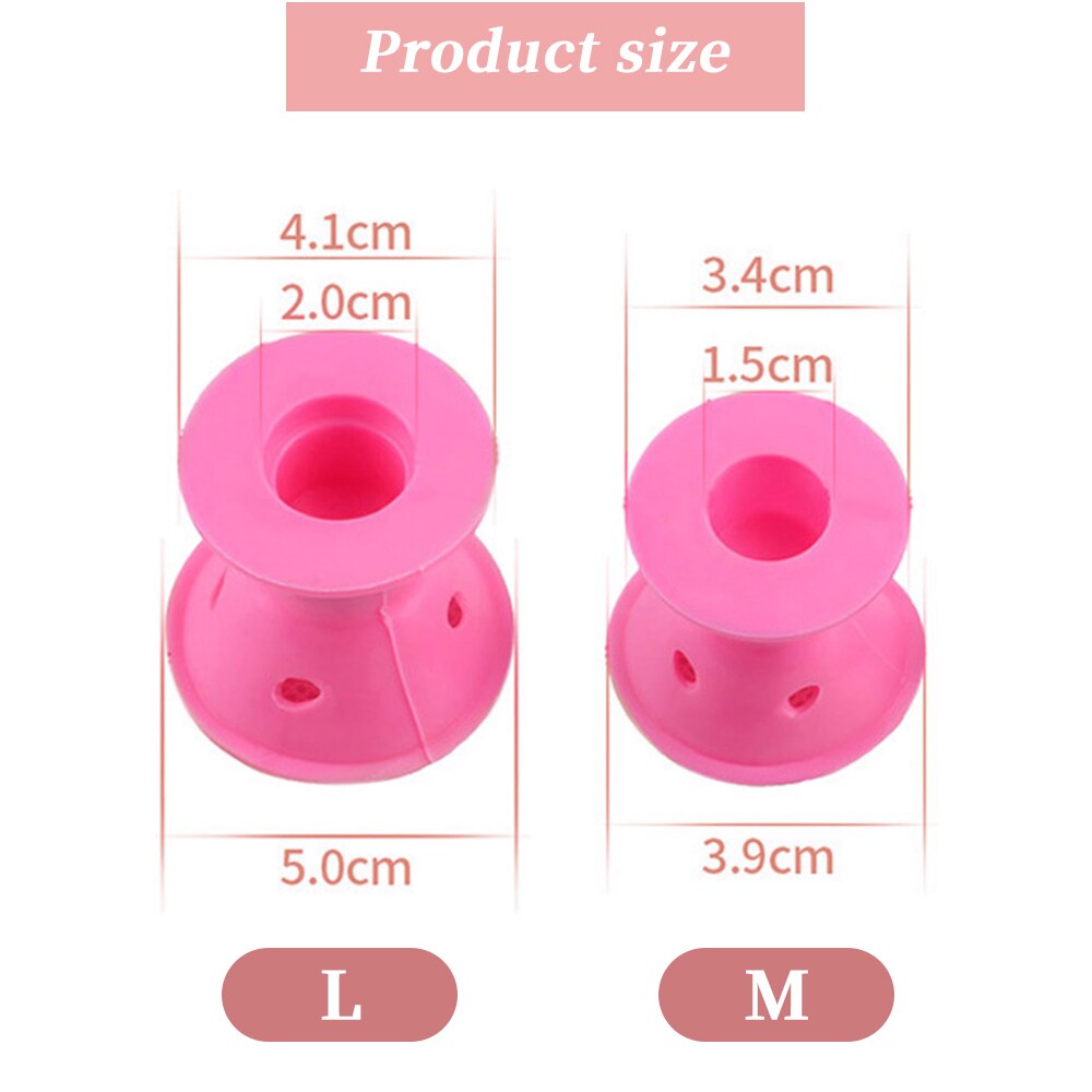 "Soft Silicone Hair Curlers: No-Heat DIY Styling Tools"