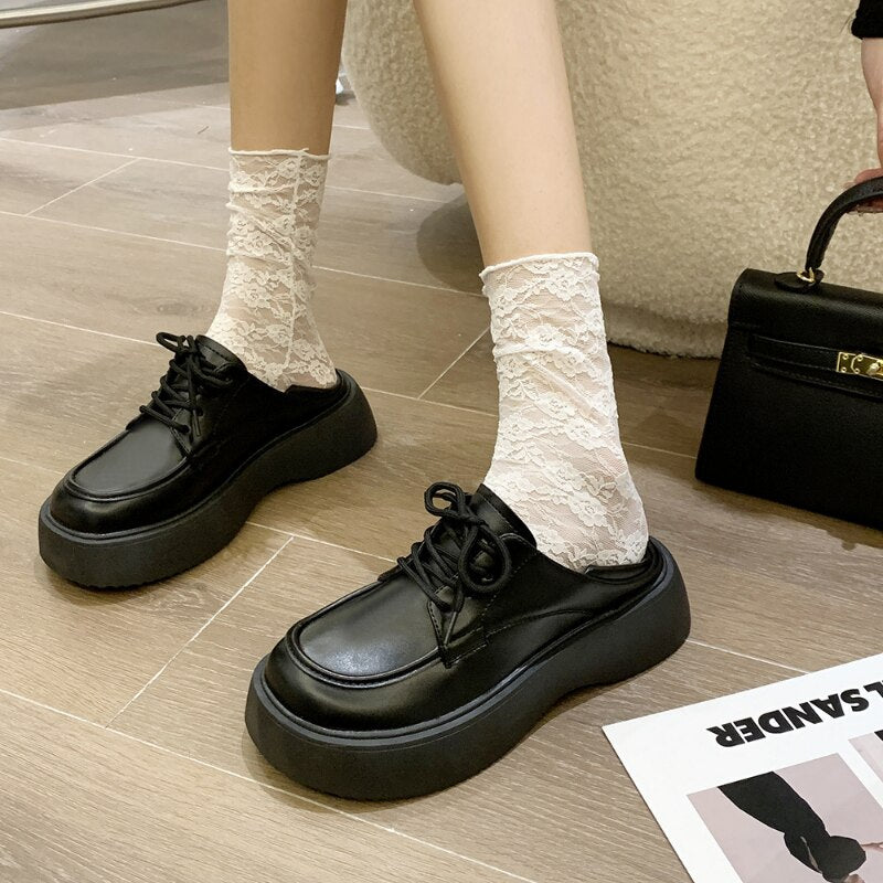 Women&#39;s New Platform Shoes Lolita Mary Janes Shoes School Uniform Jk Student Shoes Women Girl Round Toe Lolita Vintage Shoes