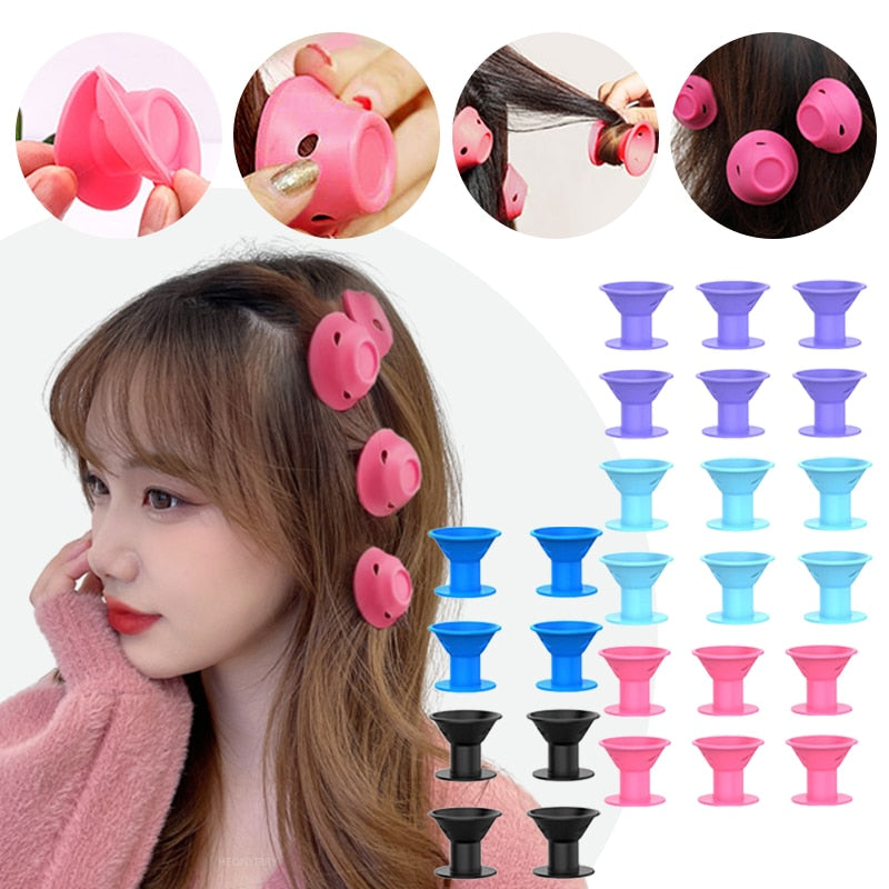 Heatless Hair Curling Set - Easy and Safe Hair Styling Tools