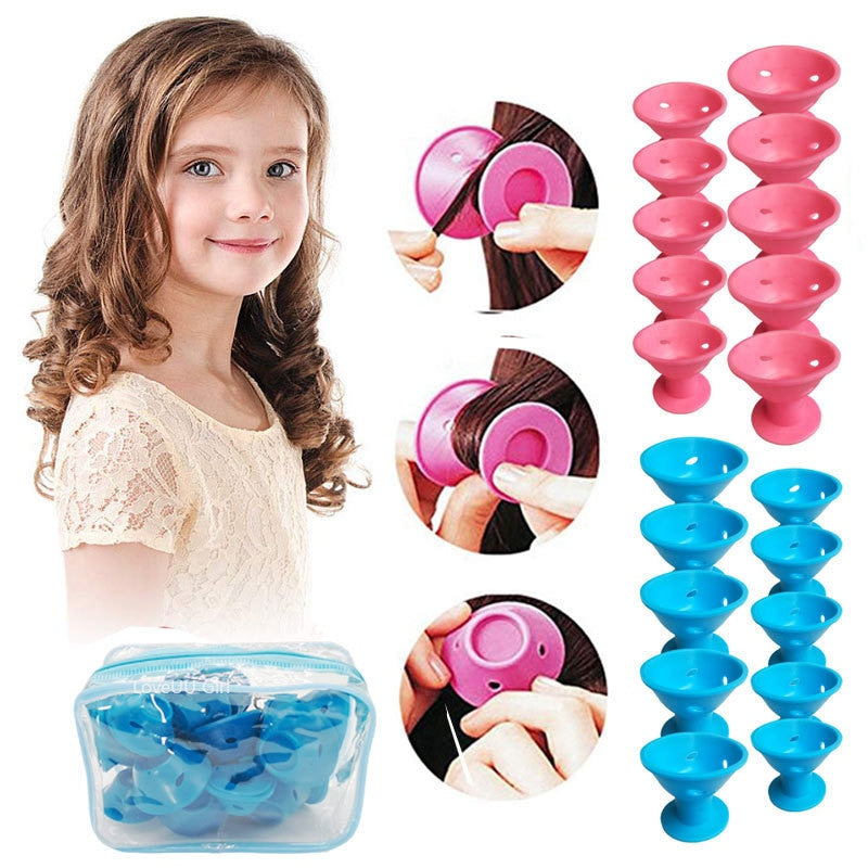 Heatless Hair Curling Set - Easy and Safe Hair Styling Tools