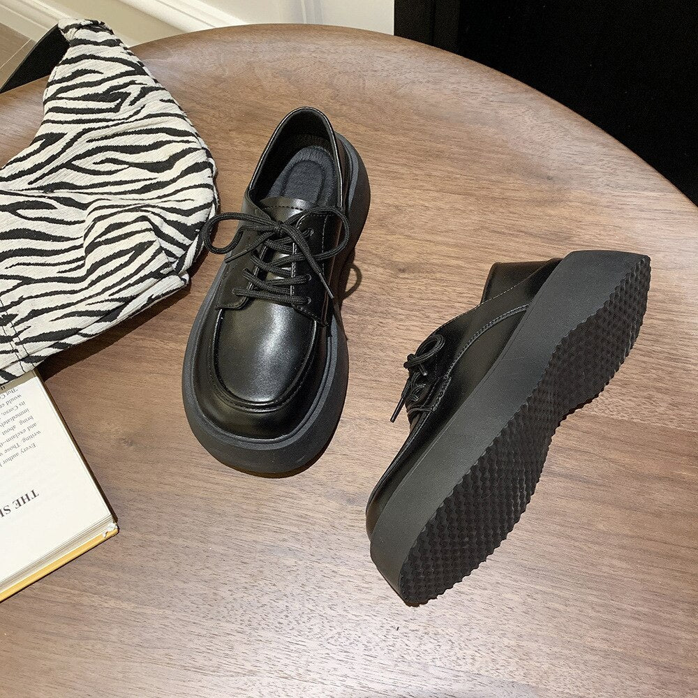 Women&#39;s New Platform Shoes Lolita Mary Janes Shoes School Uniform Jk Student Shoes Women Girl Round Toe Lolita Vintage Shoes