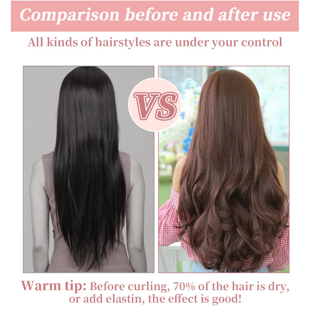 "Soft Silicone Hair Curlers: No-Heat DIY Styling Tools"