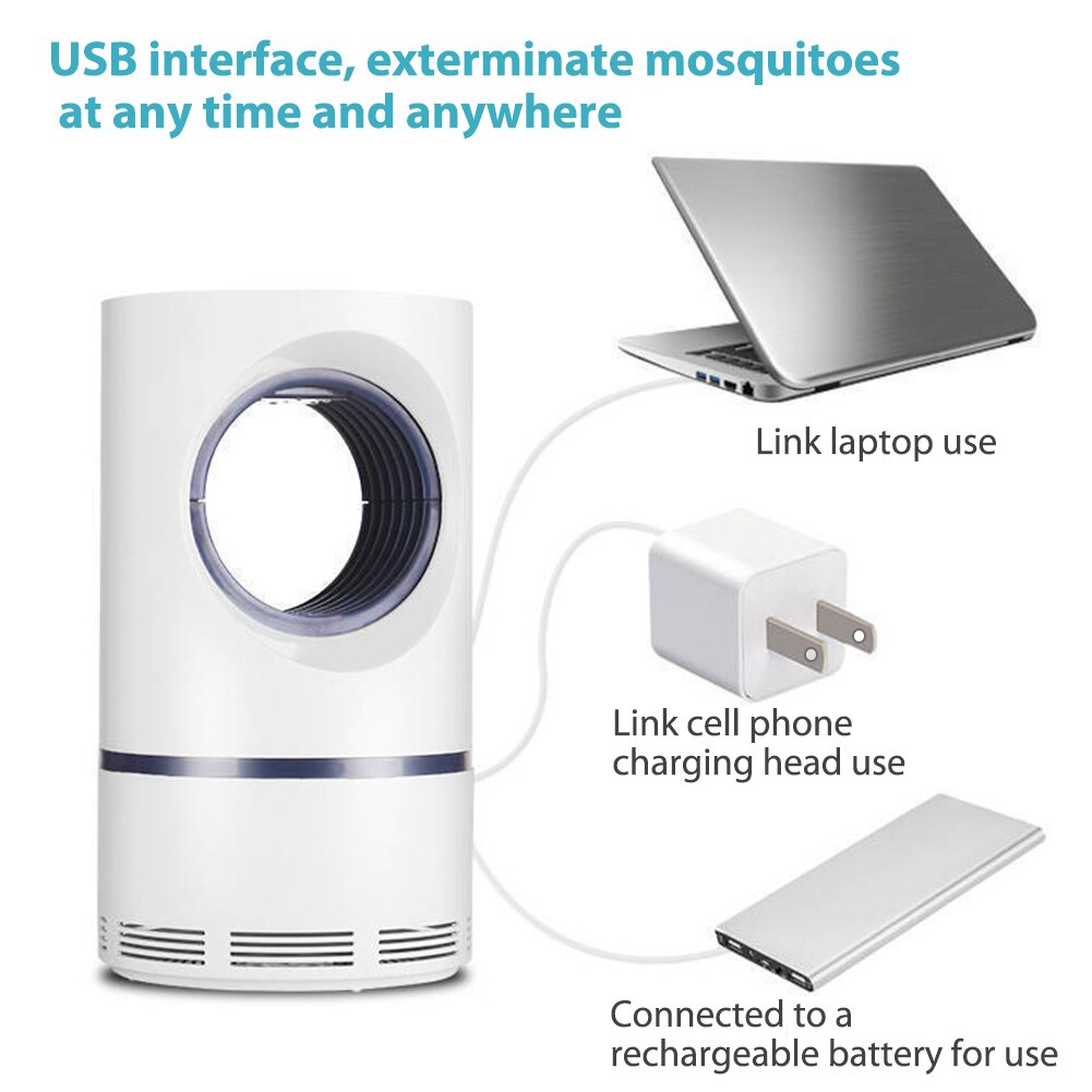 USB Mosquito Killer Lamp with LED Bug Zapper