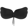 Silicone adhesive strapless bra for women