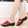 Load image into Gallery viewer, Women&#39;s Casual Shoes Leather Retro Solid Wedges Flip Flops