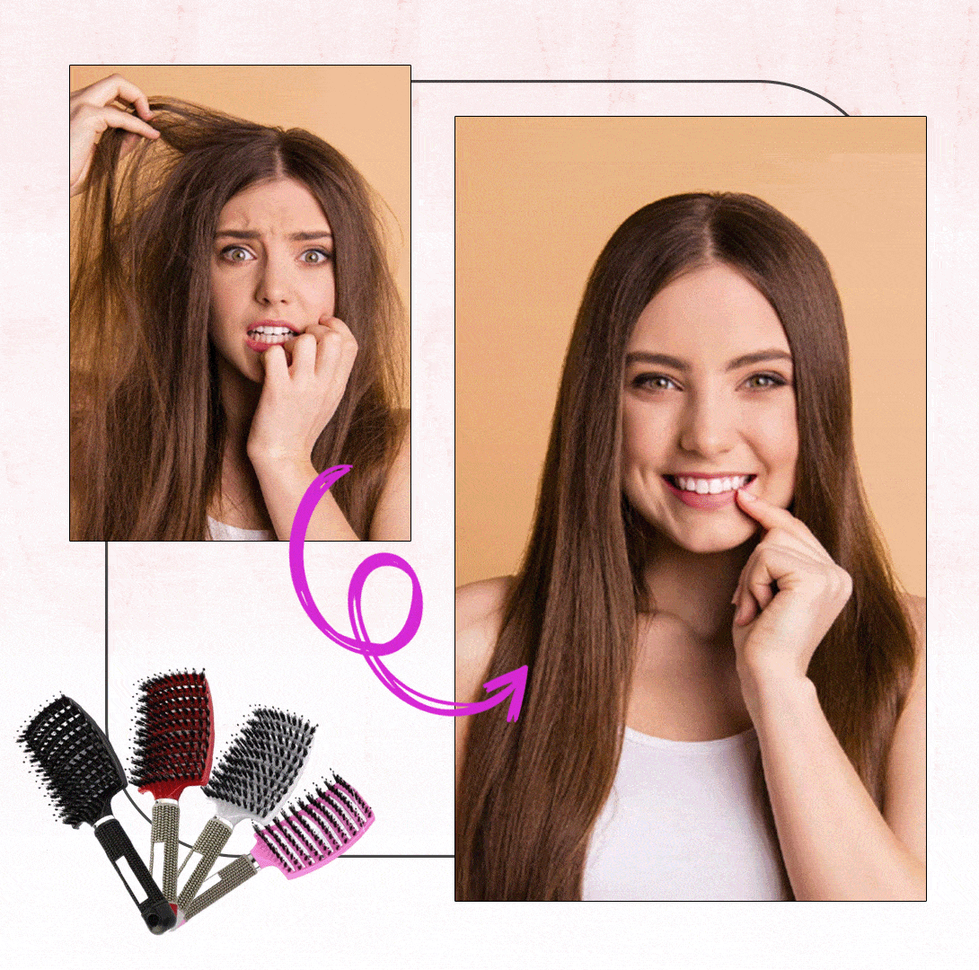 Detangling Nylon Bristle Brush