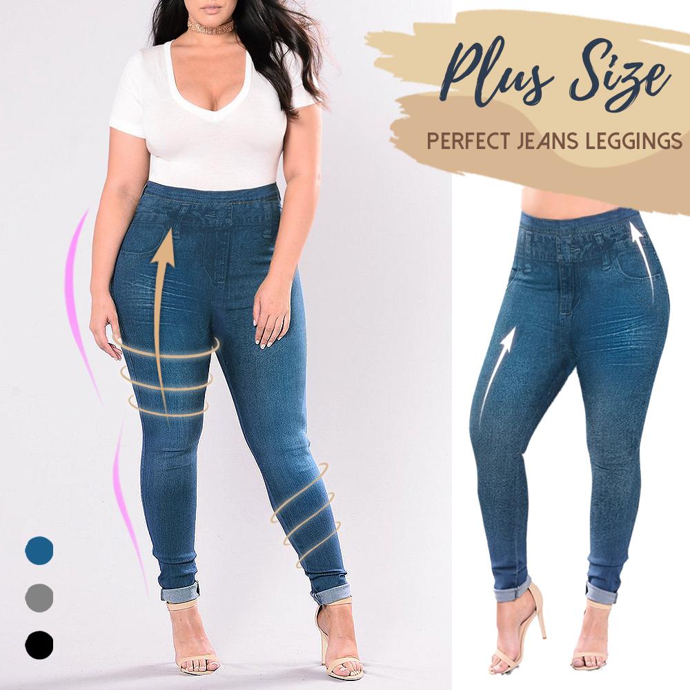 Plus Size Perfect Fit Jeans Leggings