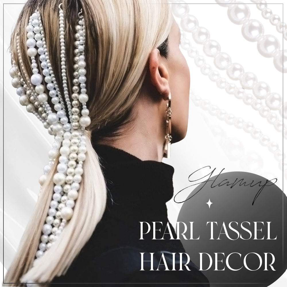 Glamup Pearl Tassel Hair Decoration