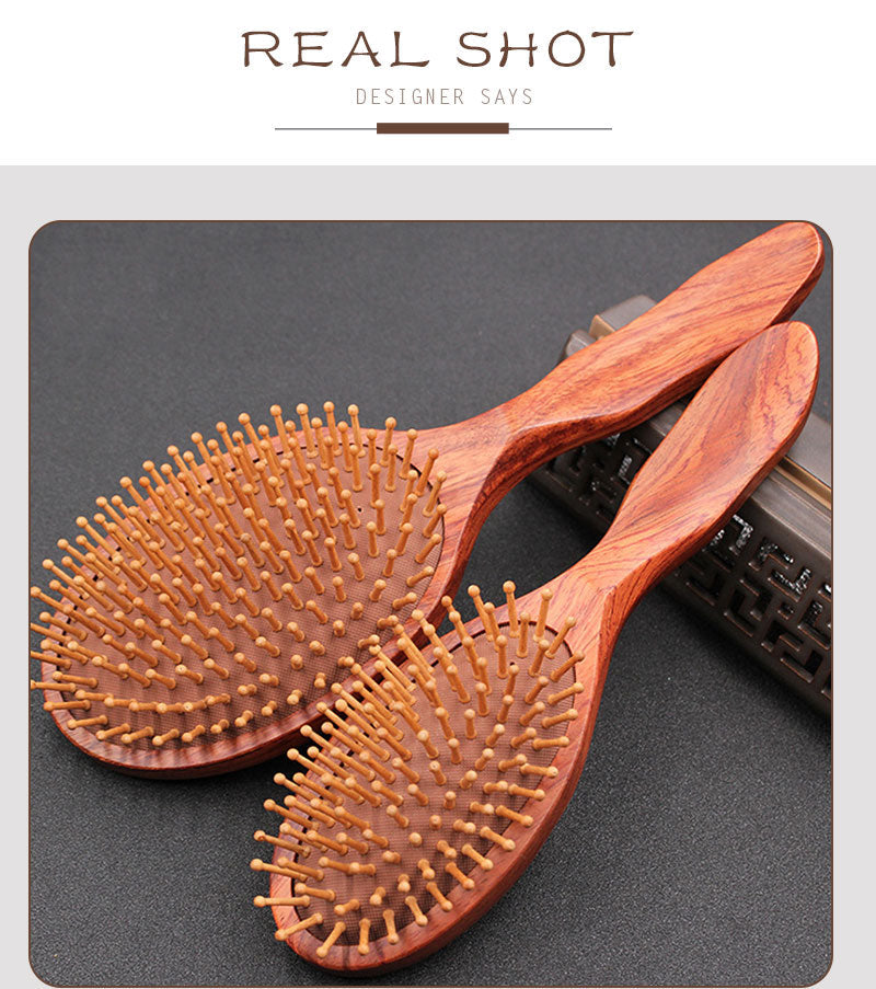 A versatile high-style brush for long hair